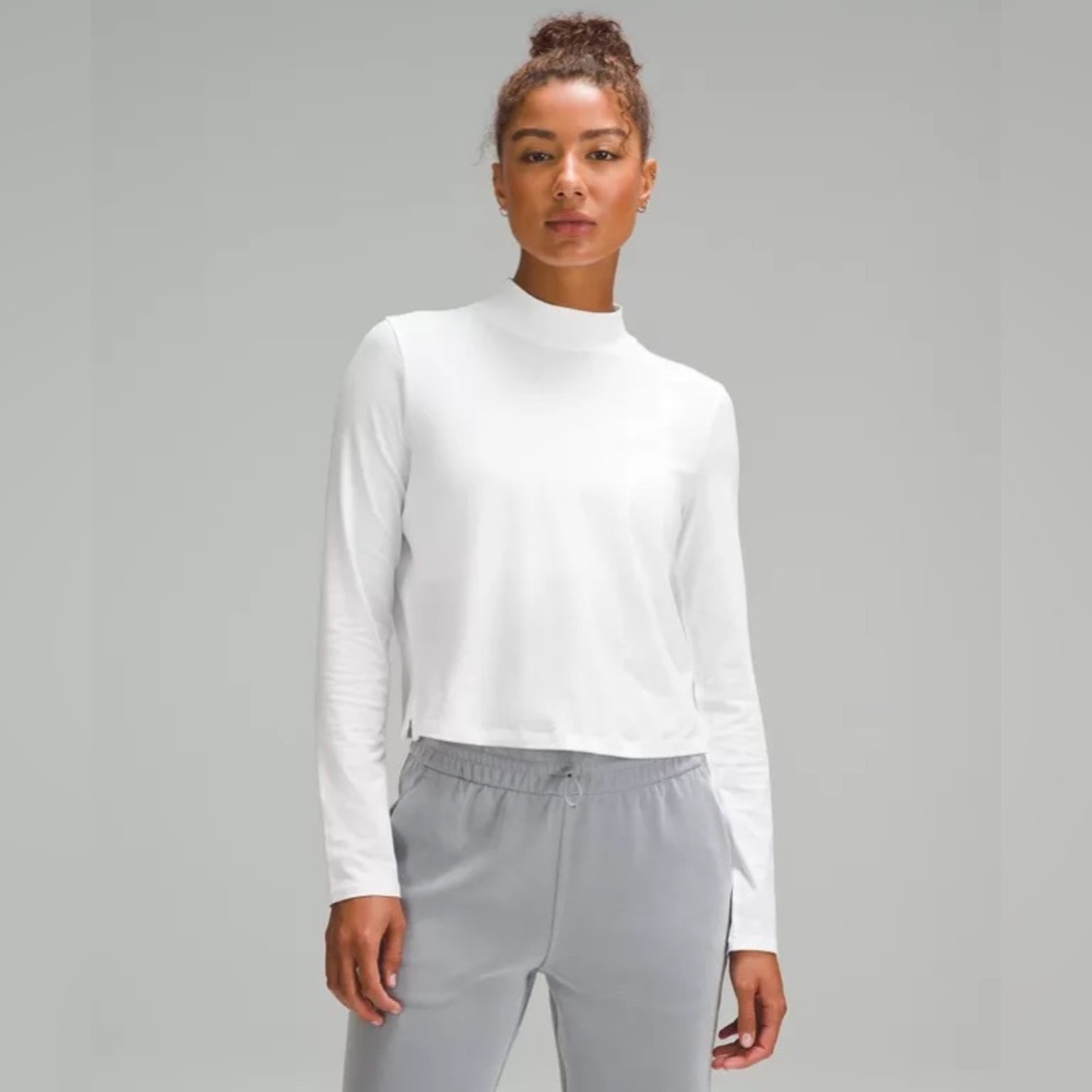 lululemon athletica White Long Sleeve Tee
